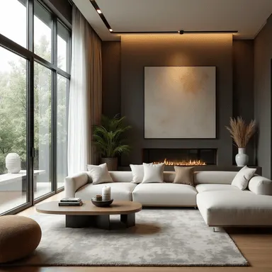 Modern interior design created with ArchiPlanner